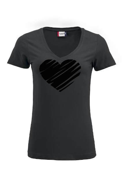 Dam T-shirt Arden "Hjärta"