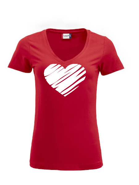 Dam T-shirt Arden "Hjärta"