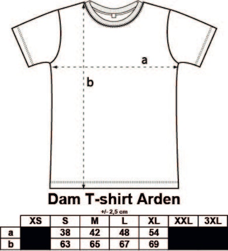 Dam T-shirt Arden "Hjärta"