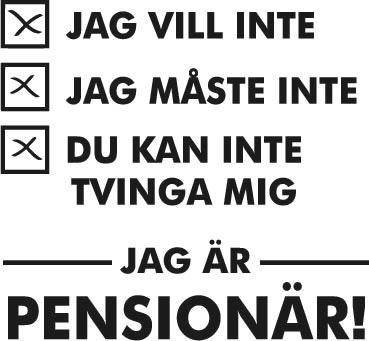 112. Jag Är Pensionär