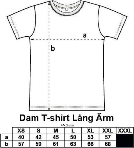 Dam T-shirt Lång ärm "Lärarupproret" - GRAHN textiltryckeri