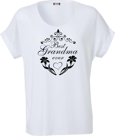 Dam T-shirt Katy "Best Grandma Ever"