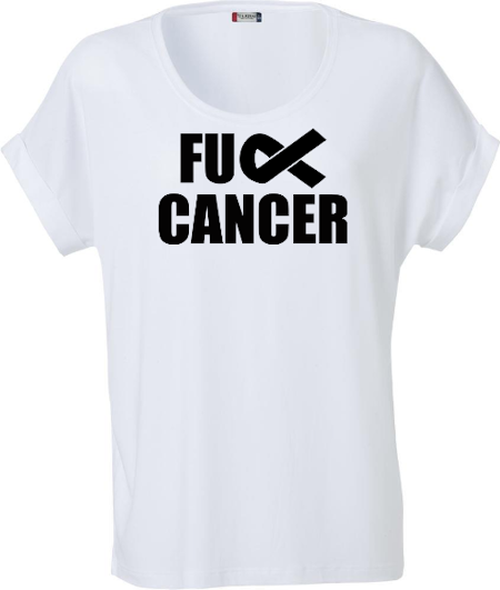 Dam T-shirt Katy "Fuck Cancer"
