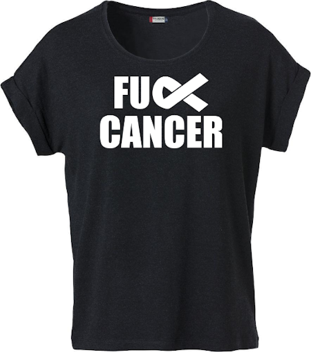 Dam T-shirt Katy "Fuck Cancer"