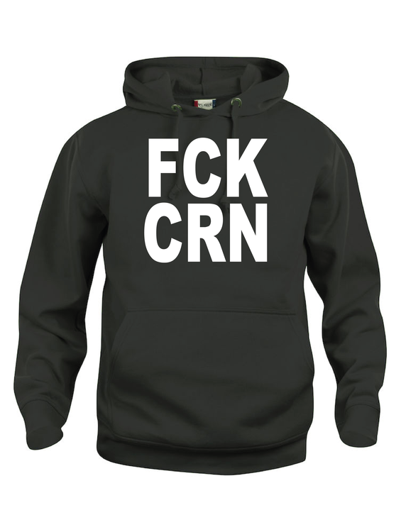 Hoodtröja Basic "FCK CRN"