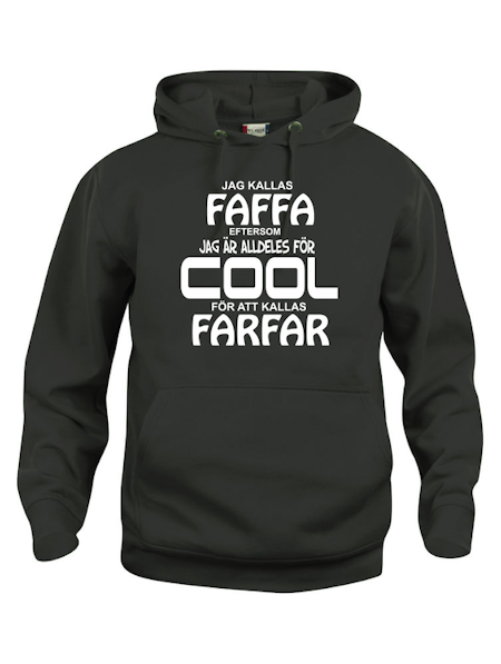 Hoodtröja Basic "COOL FAFFA"