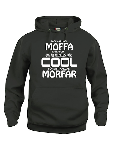 Hoodtröja Basic "COOL MOFFA"