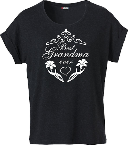 Dam T-shirt Katy "BEST GRANDMA EVER"