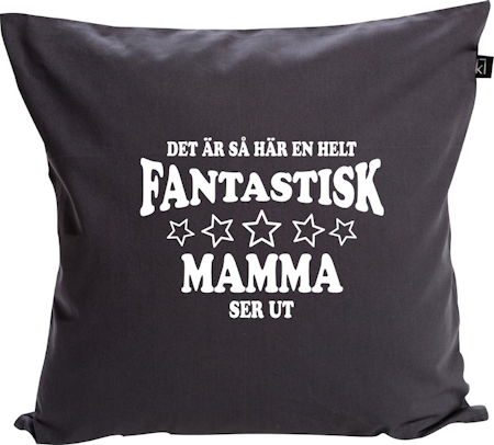 Kuddfodral "FANTASTISK MAMMA SER UT"