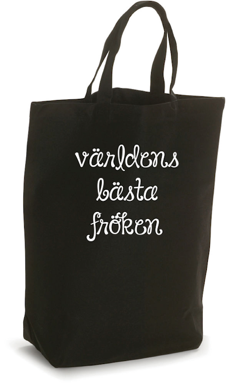 Bomullsbag "VÄRLDENS BÄSTA FRÖKEN"