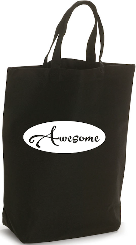 Bomullsbag "AWESOME"