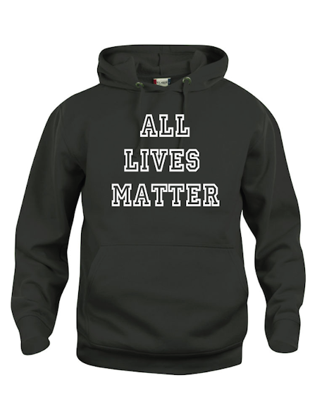 Hoodtröja Basic "ALL LIVES MATTER"