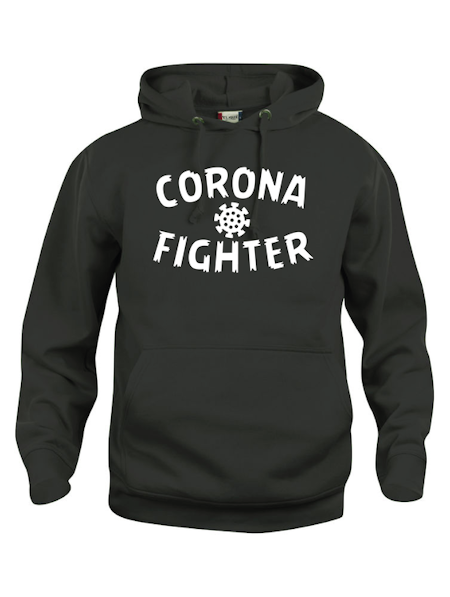 Hoodtröja Basic "CORONA FIGHTER"