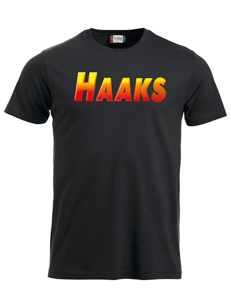 Svart T-shirt "HAAKS"