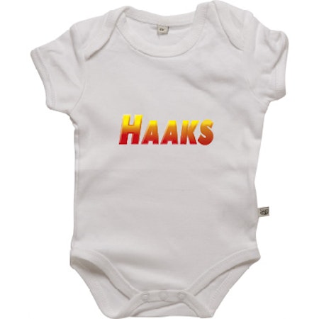 Baby Body Kort Ärm "HAAKS"