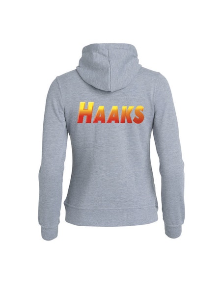 Dam Hoodjacka "HAAKS" Rygg