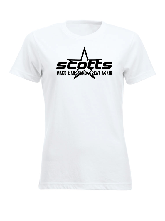 Vit Dam T-shirt Classic "SCOTTS"