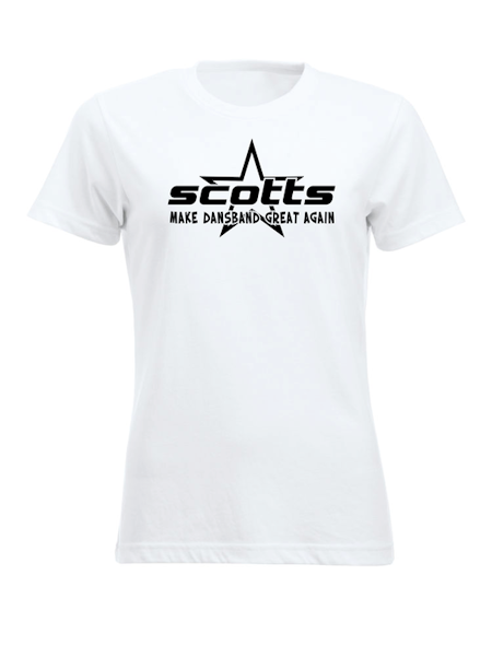 Vit Dam T-shirt Classic "SCOTTS"