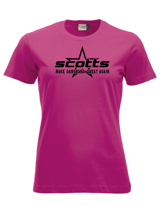 Cerise Dam T-shirt Classic "SCOTTS"