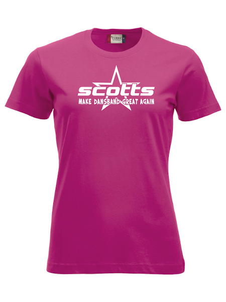 Cerise Dam T-shirt Classic "SCOTTS"