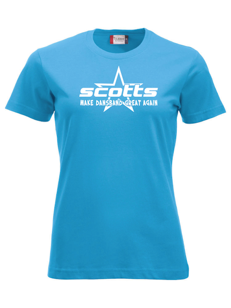 Turkos Dam T-shirt Classic "SCOTTS"