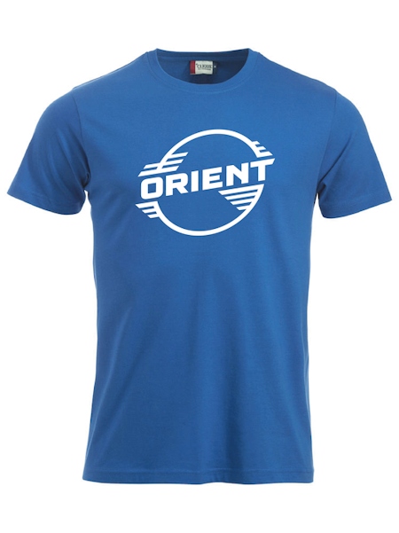 Blå T-shirt "ORIENT"