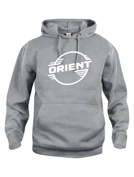 Grå Hoodtröja Basic "ORIENT"