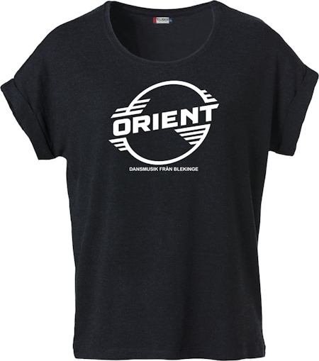 Svart Dam T-shirt Katy "ORIENT Blekinge"