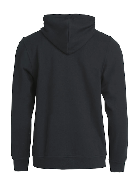 Svart Hoodjacka "E-Logo" Fram