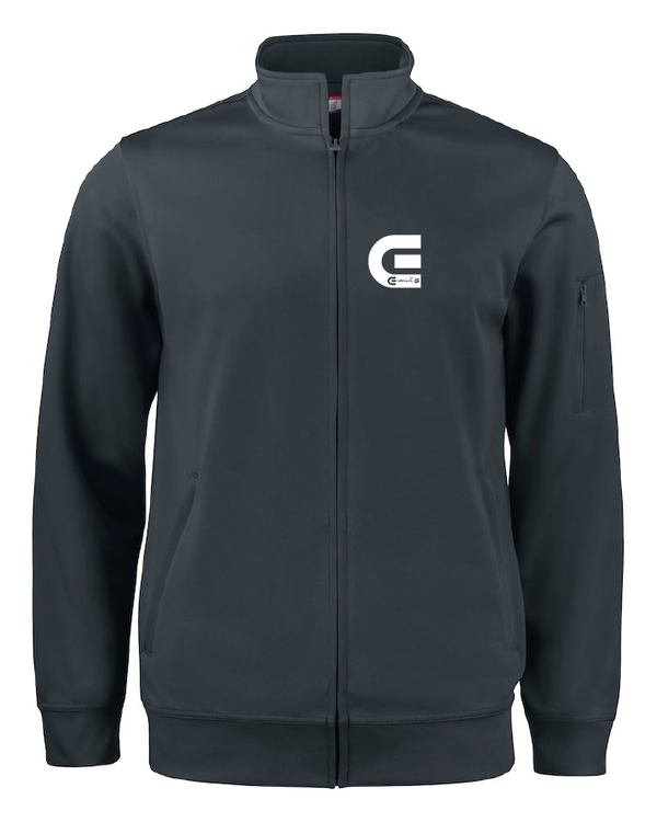 Svart Cardigan Active "E-Logo" fram