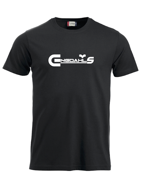 Svart T-shirt "Engdahls Logo"