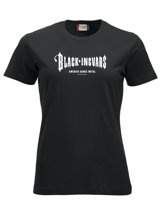 Svart Dam T-SHIRT "BLACK-INGVARS"