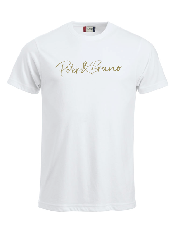 Vit T-SHIRT "Peter & Bruno"