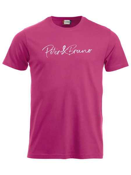 Cerise T-SHIRT "Peter & Bruno"