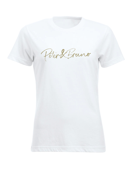 Vit Dam T-SHIRT "Peter & Bruno"