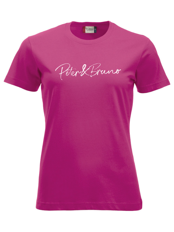 Cerise Dam T-SHIRT "Peter & Bruno"