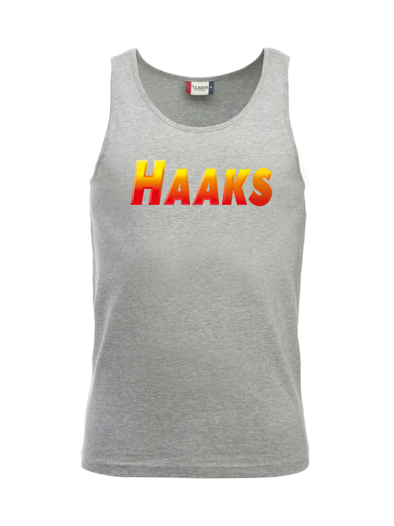 Grå Tank Top "HAAKS"