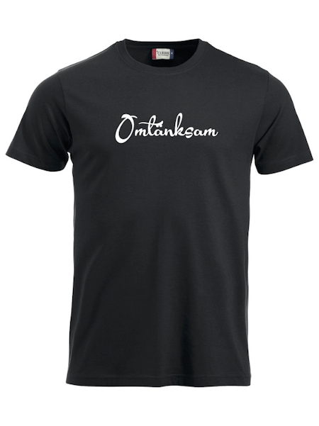 T-shirt "OMTÄNKSAM"