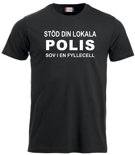 T-shirt "STÖD LOKAL POLIS"