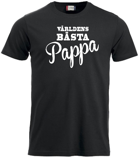 T-shirt "VÄRLDENS BÄSTA PAPPA"