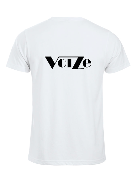 Vit T-SHIRT "VOIZE"