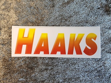 Dekal liten "HAAKS"