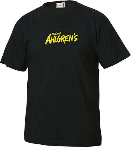 Svart Junior T-shirt "Micke Ahlgrens"