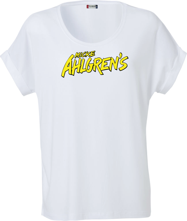 Vit Dam T-shirt Katy "Micke Ahlgrens"