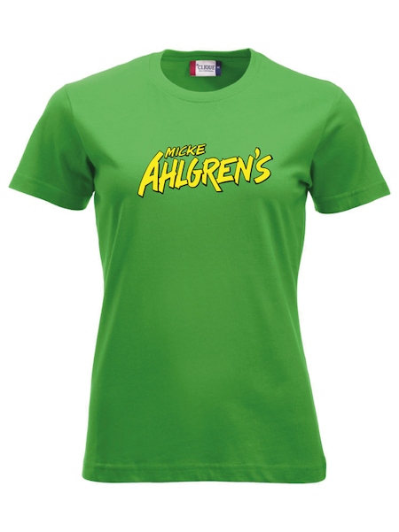 Grön Dam T-shirt "Micke Ahlgrens"