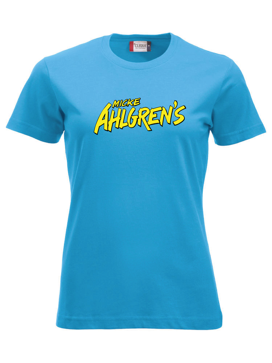 Turkos Dam T-shirt "Micke Ahlgrens"