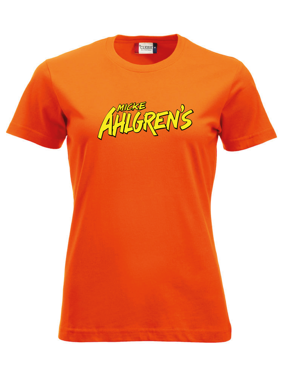 Orange Dam T-shirt "Micke Ahlgrens"