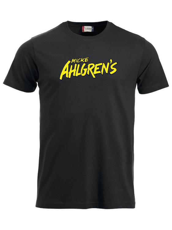 Svart T-shirt "Micke Ahlgrens"