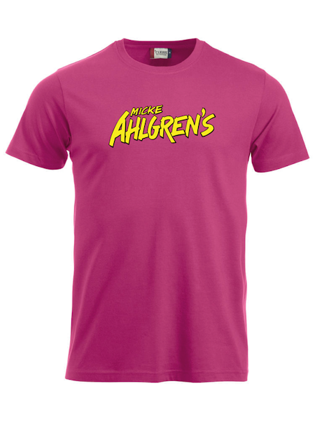 Cerise T-shirt "Micke Ahlgrens"