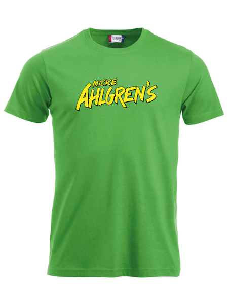 Grön T-shirt "Micke Ahlgrens"